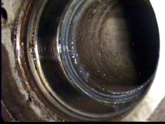 Picture of bearing race still in axle